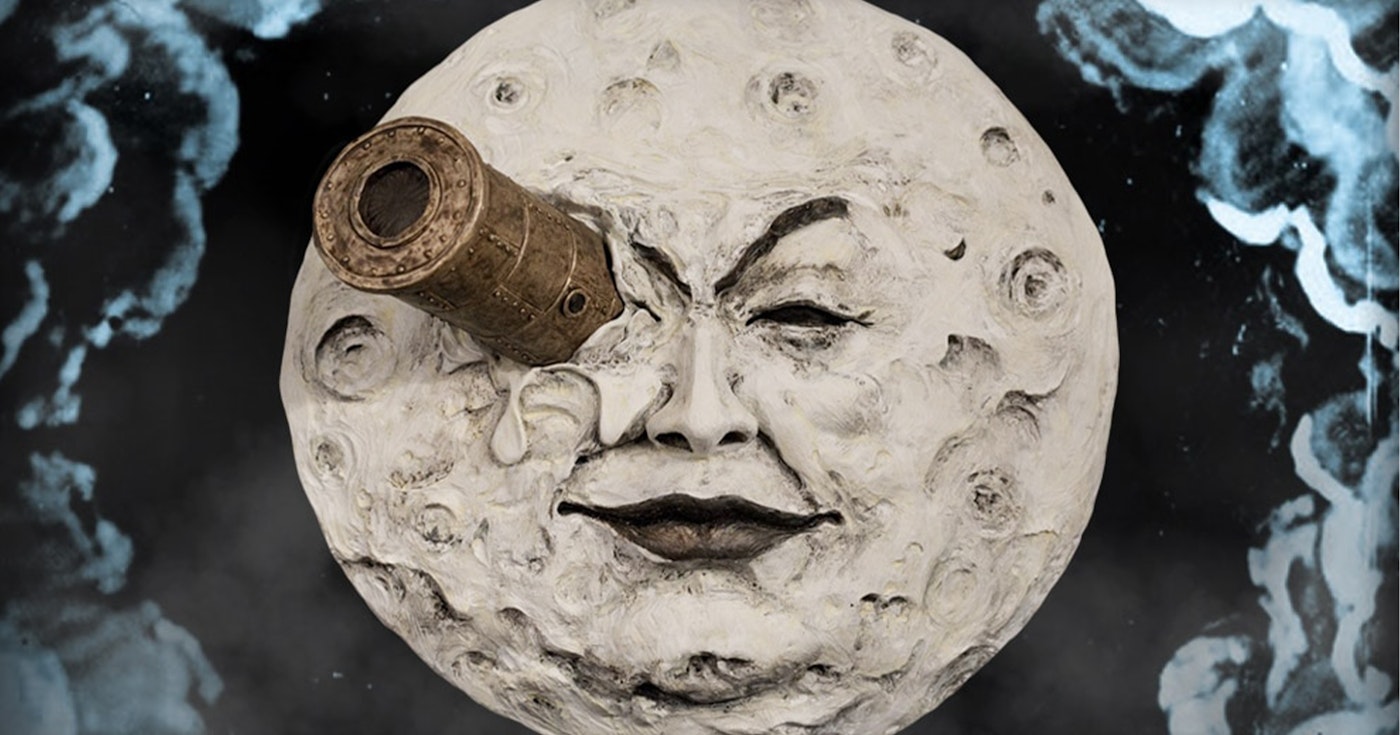 Лже луна. Мельес путешествие на луну. «Путешествие на луну» Жоржа Мельеса 1902 года..